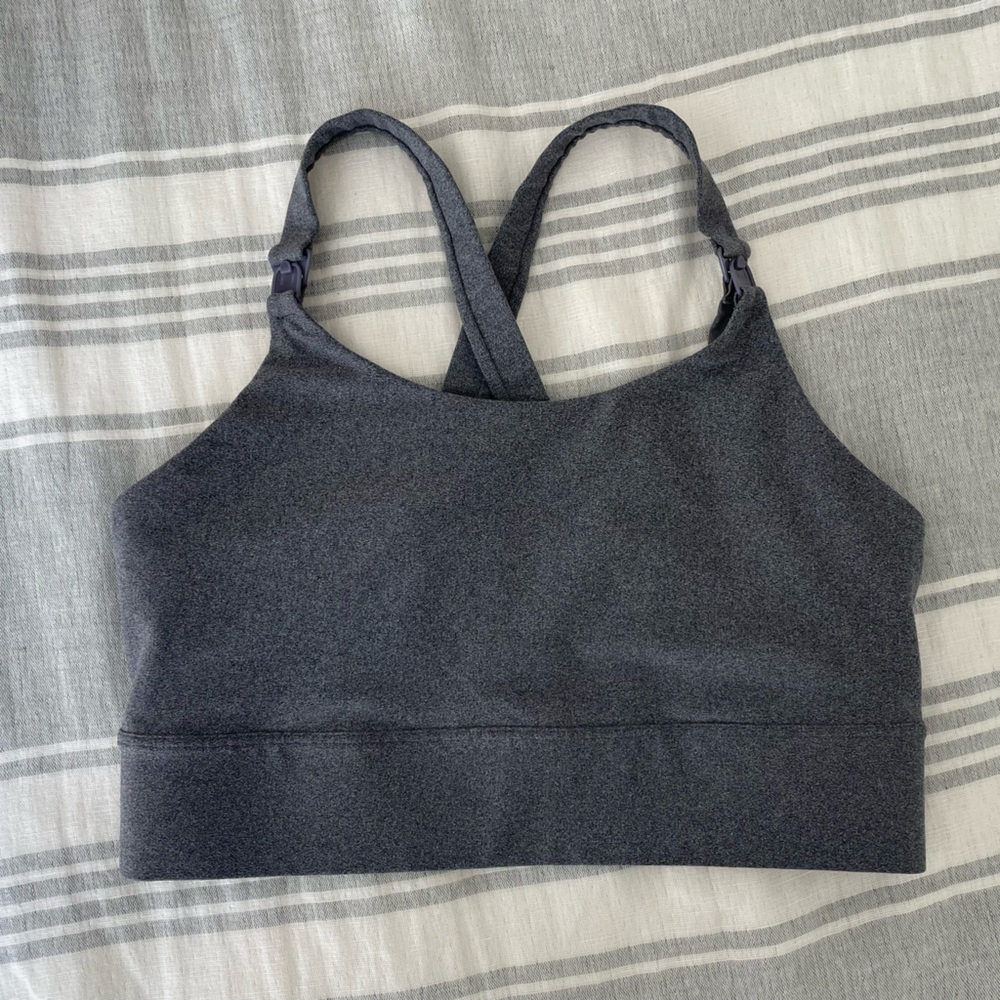 Cross-Back Nursing Sports Bra